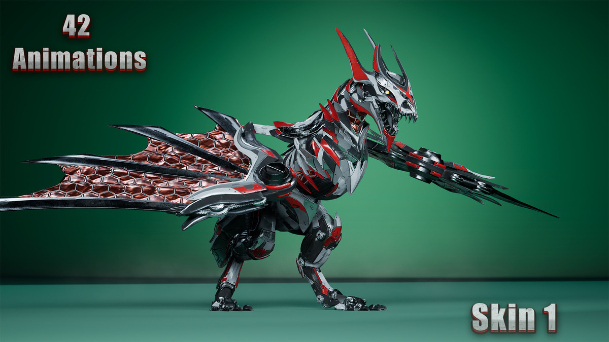 Sci-Fi Dragon Knight