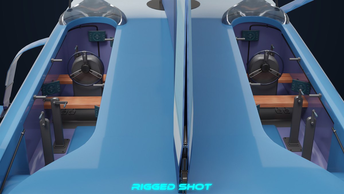 Yacht Hydrofoil Sailing Boats HDRP URP Textures