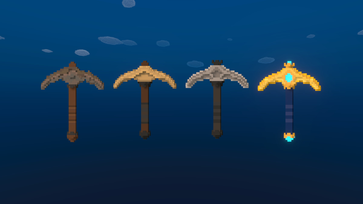 Fantasy Weapons & Tools Pack FULL — Voxel style medieval tiered collection