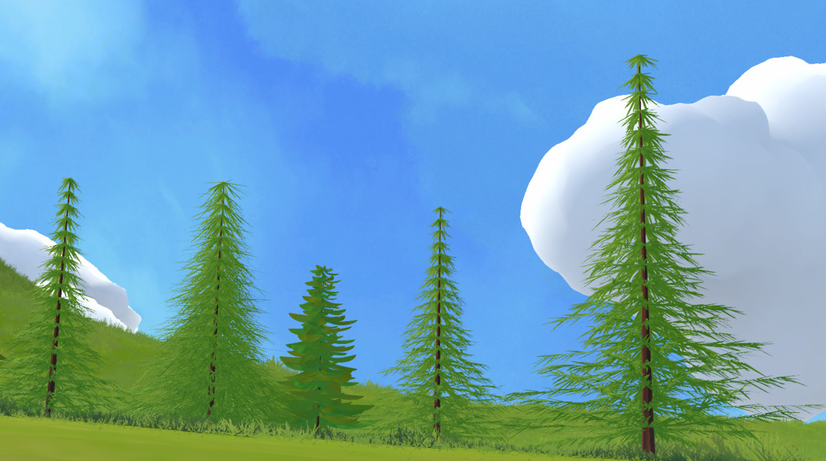 Stylized Pine Tree Generator
