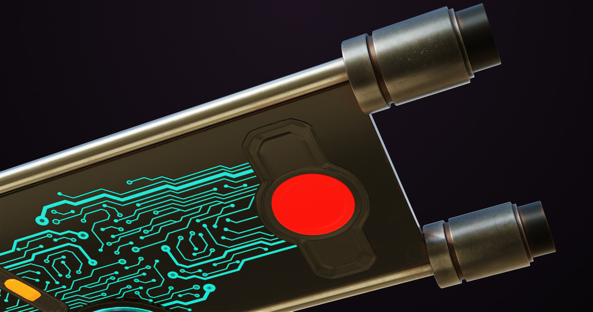 Sci Fi Hoverboard 9 URP HDRP Textures