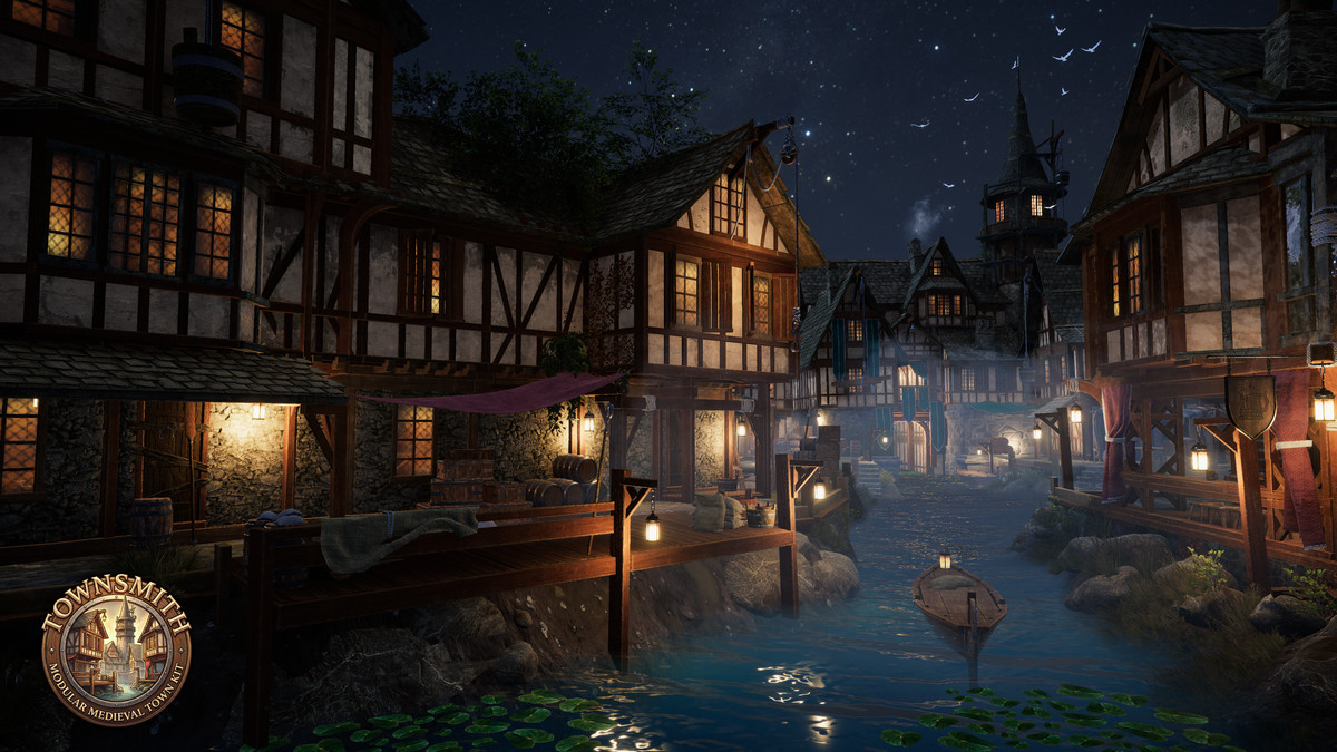 Townsmith: Modular Medieval Town (Medieval Town, Modular Fantasy Town, Town)