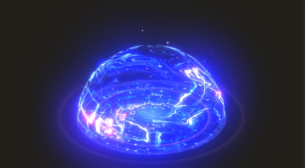 Game VFX - Dome Barrier Impact