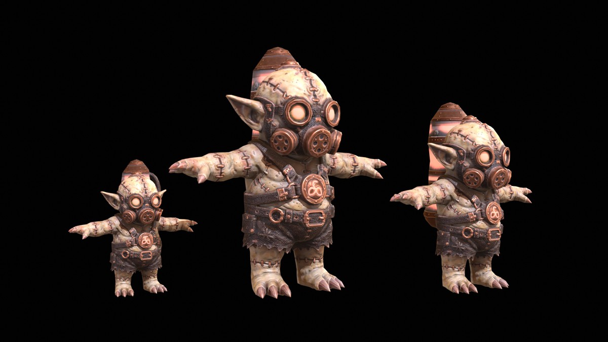 Chibi Necro Zombie Goblin