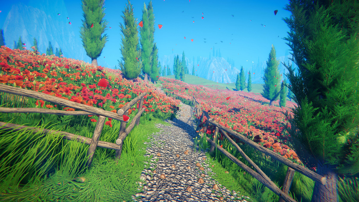 Stylized Cypress Valley