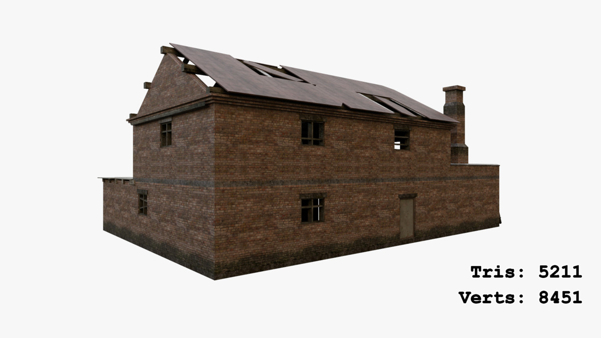 Abandoned Apocalyptic Buildings Mega Pack