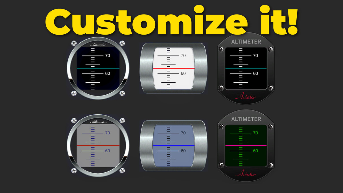 Functional Scrolling Altimeter