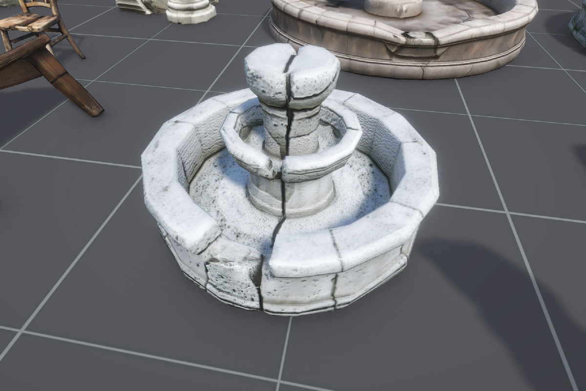 Brocken objects - Stone and Wood