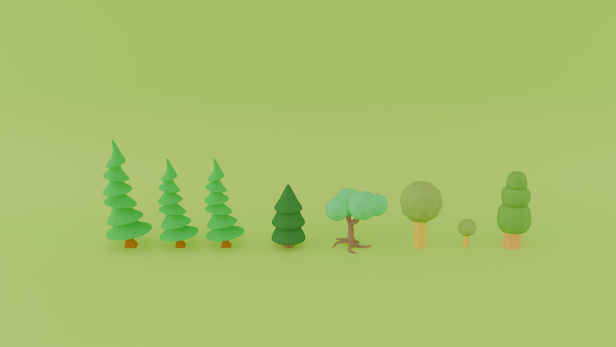 Low Poly Nature Pack - 50+ Stylized Assets