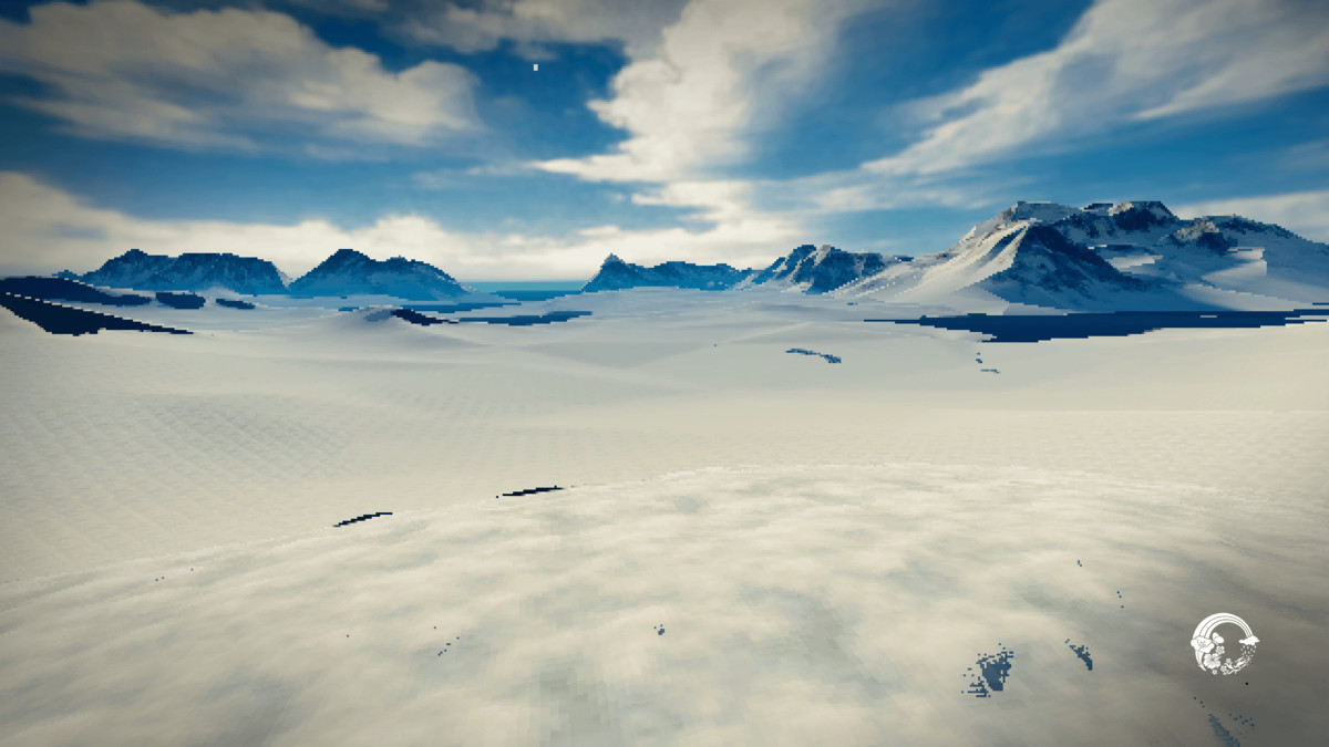 Arctic Landscape Retro