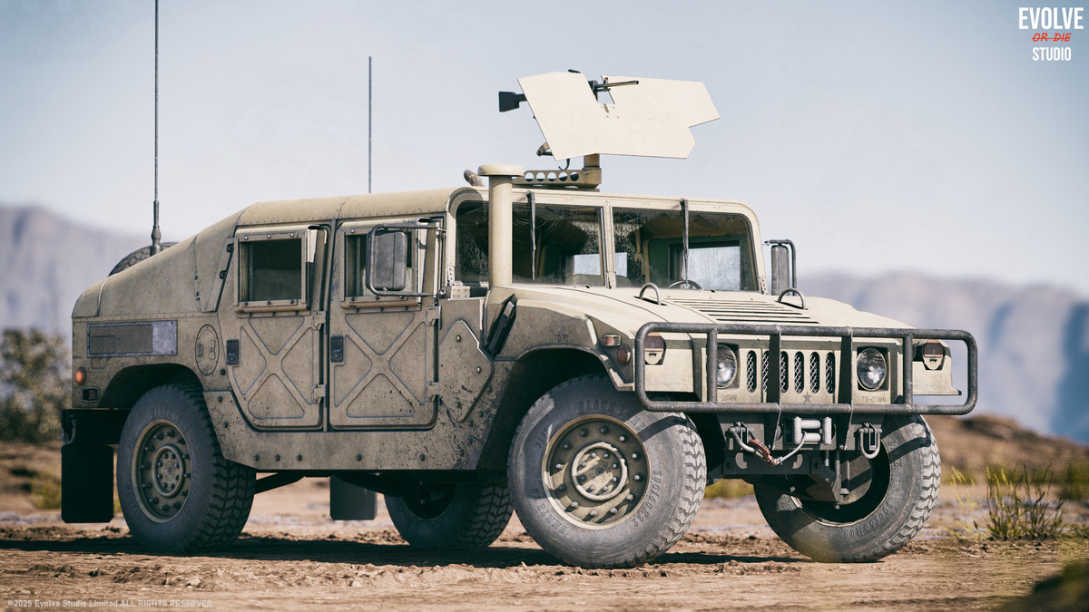 Rigged Military Cars Bundle 4pcs