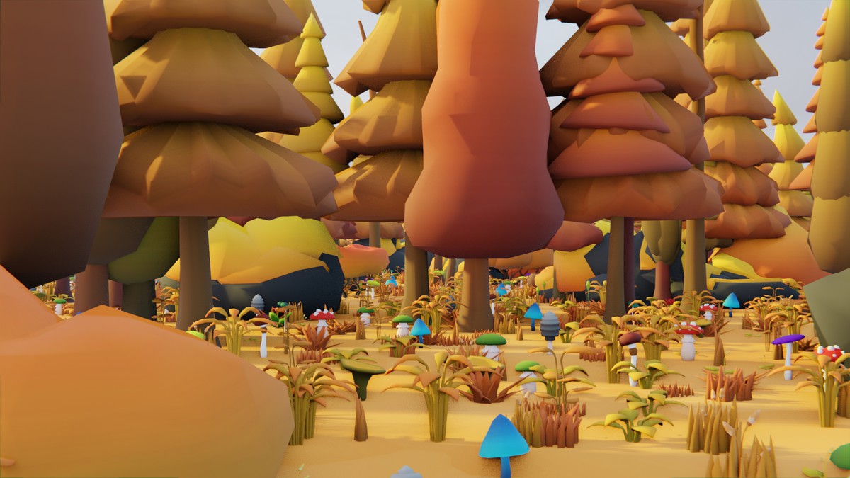 Low Poly Seasonal Forest Biome 2 by IGS