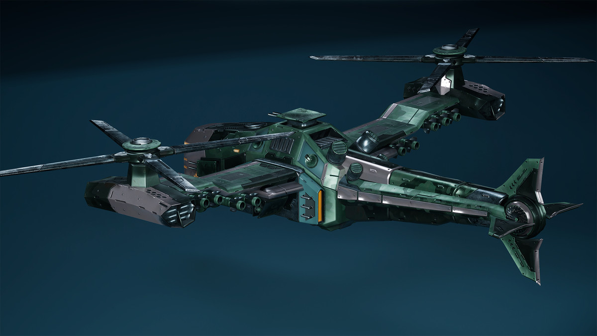 Sci-Fi Transport - Military Helicopter