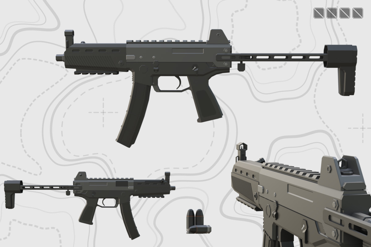 Low Poly Weapon Bundle Pack Fin