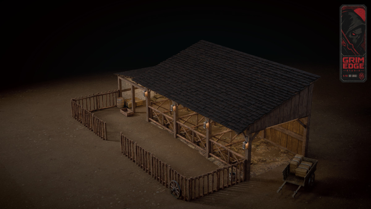 Medieval Village Stable
