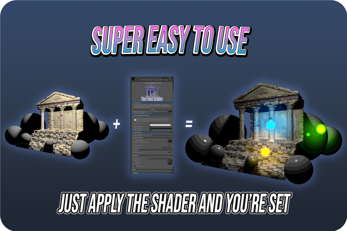 The Toon Shader 2D: Sprites & Tilemaps