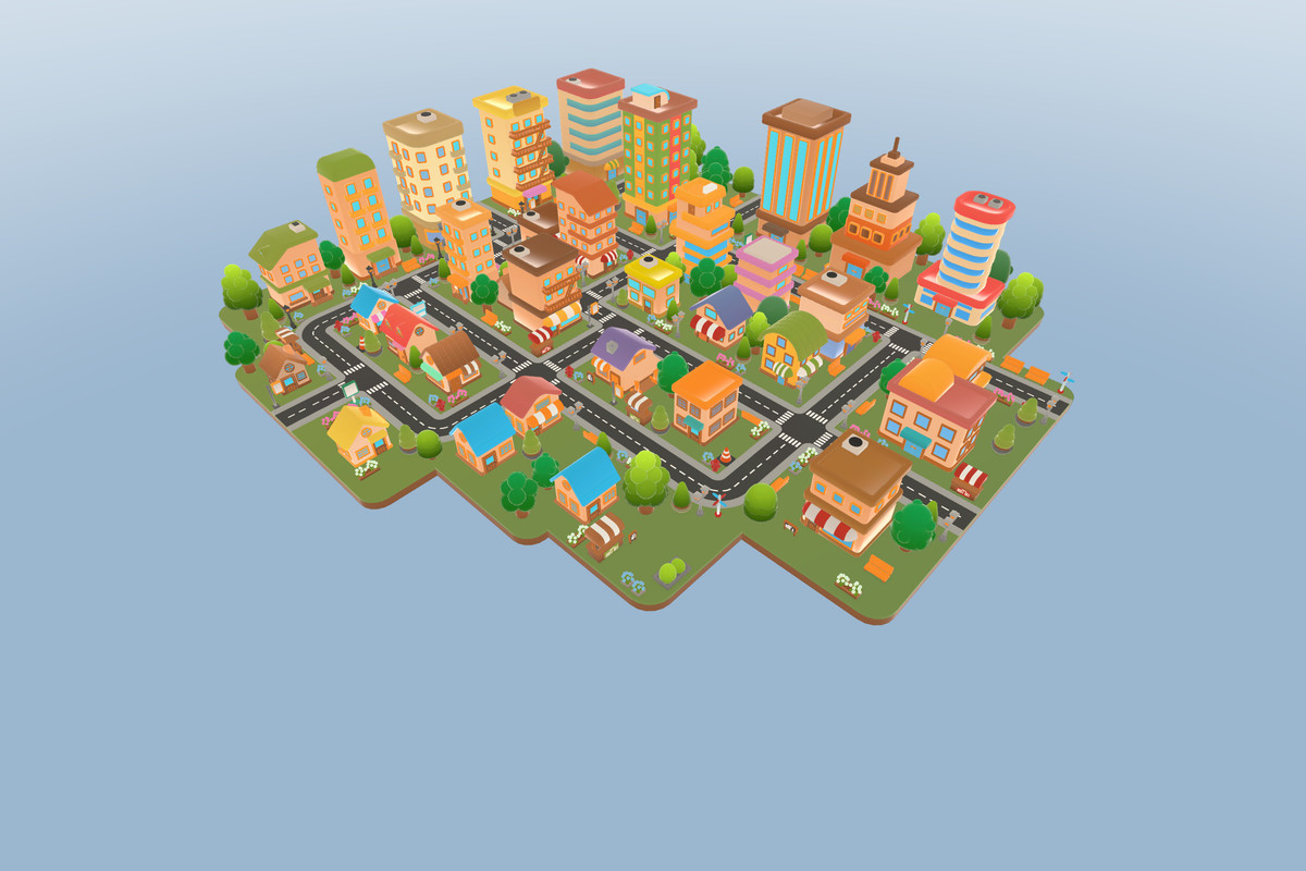 Cozy City - Chibi Stylized City Buildings 02