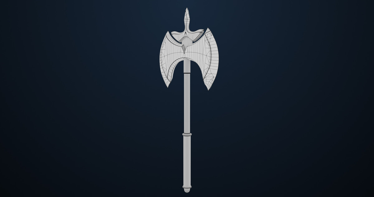 Battle Axe 04 URP HDRP Textures