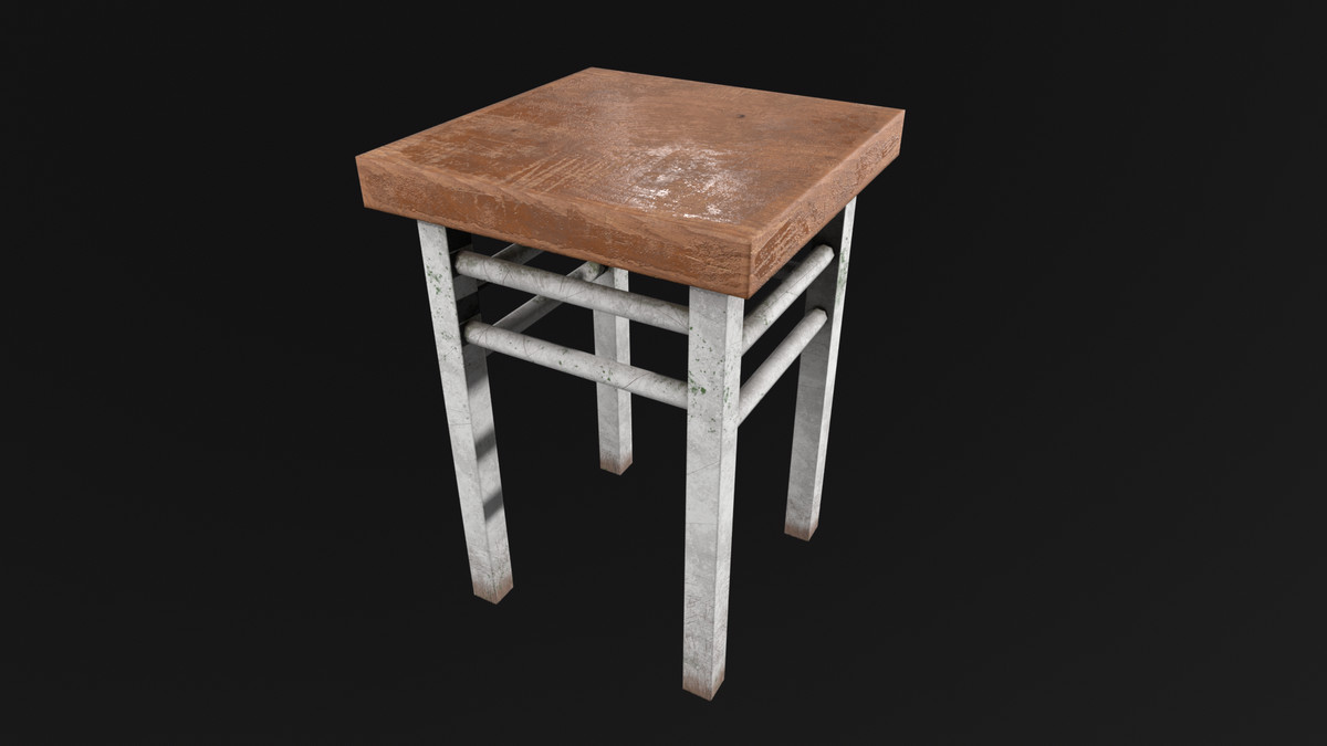 Old Industrial Stool