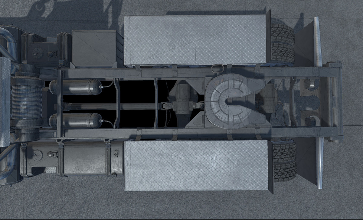 Twinsteer heavy truck