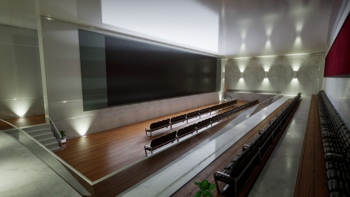 Futuristic Cinema Complex & Entertainment Center