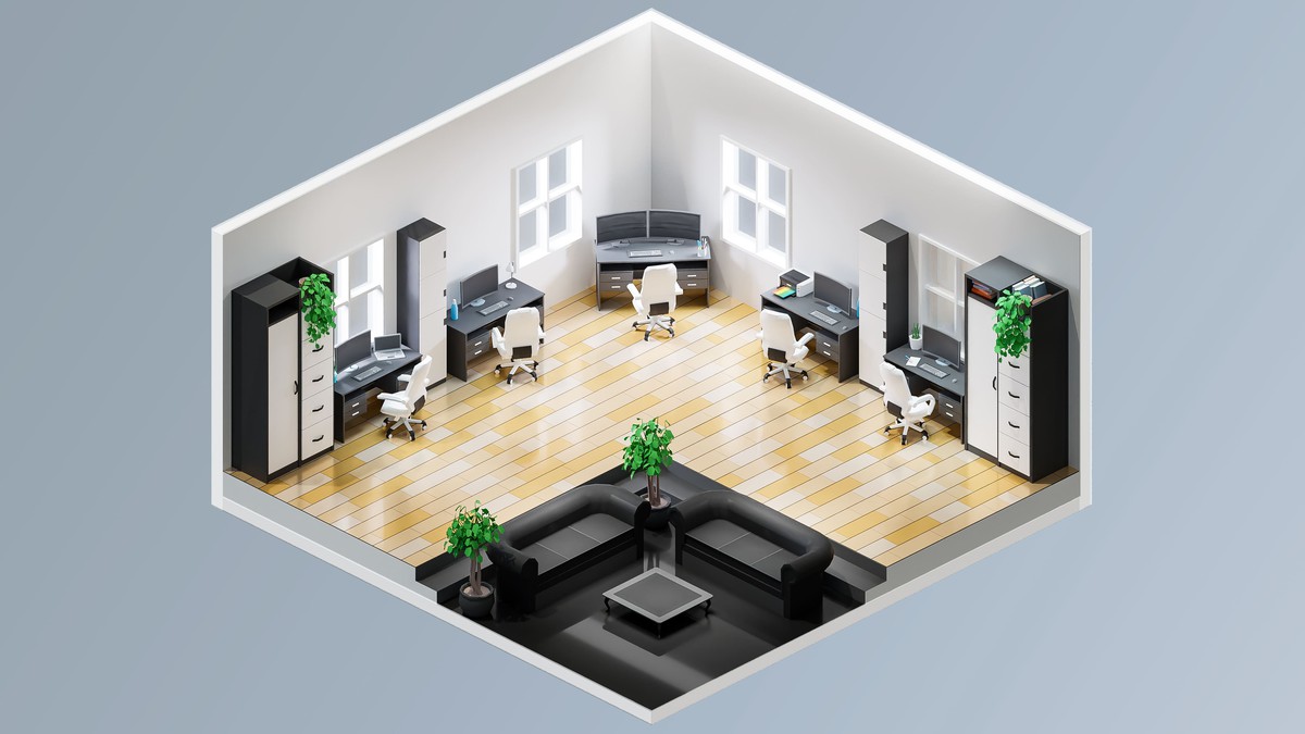 Office - Low Poly 3D Models Pack