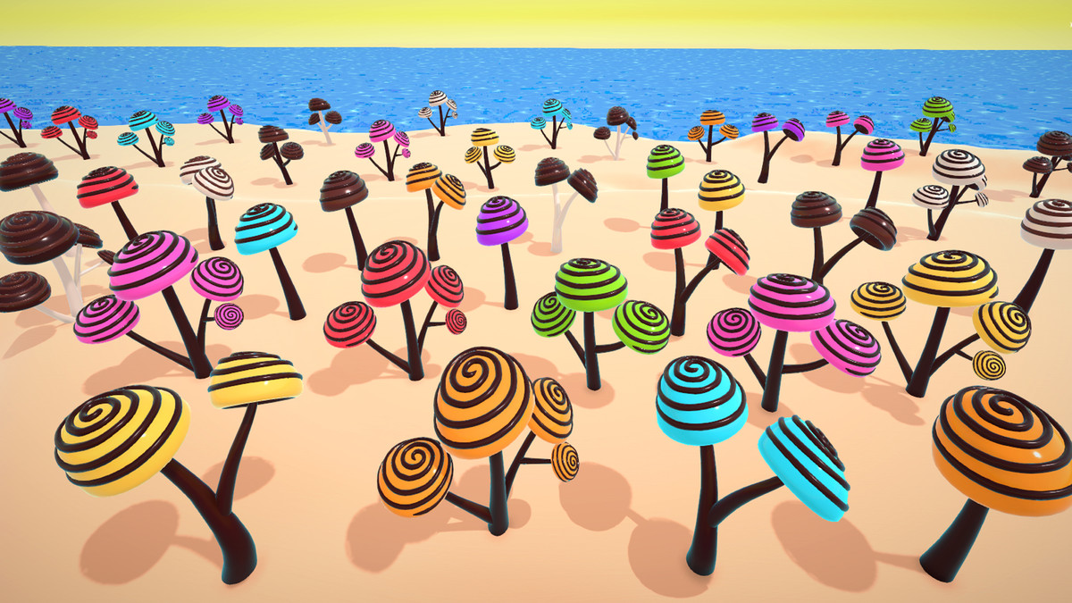 P3D: Candy Land (Stylized Fantasy Environment)