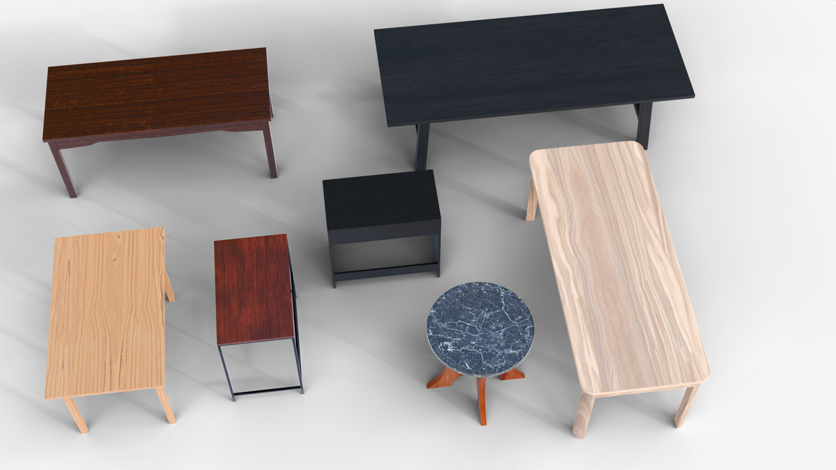 7 Wooden & Modern Table Mega Pack 2