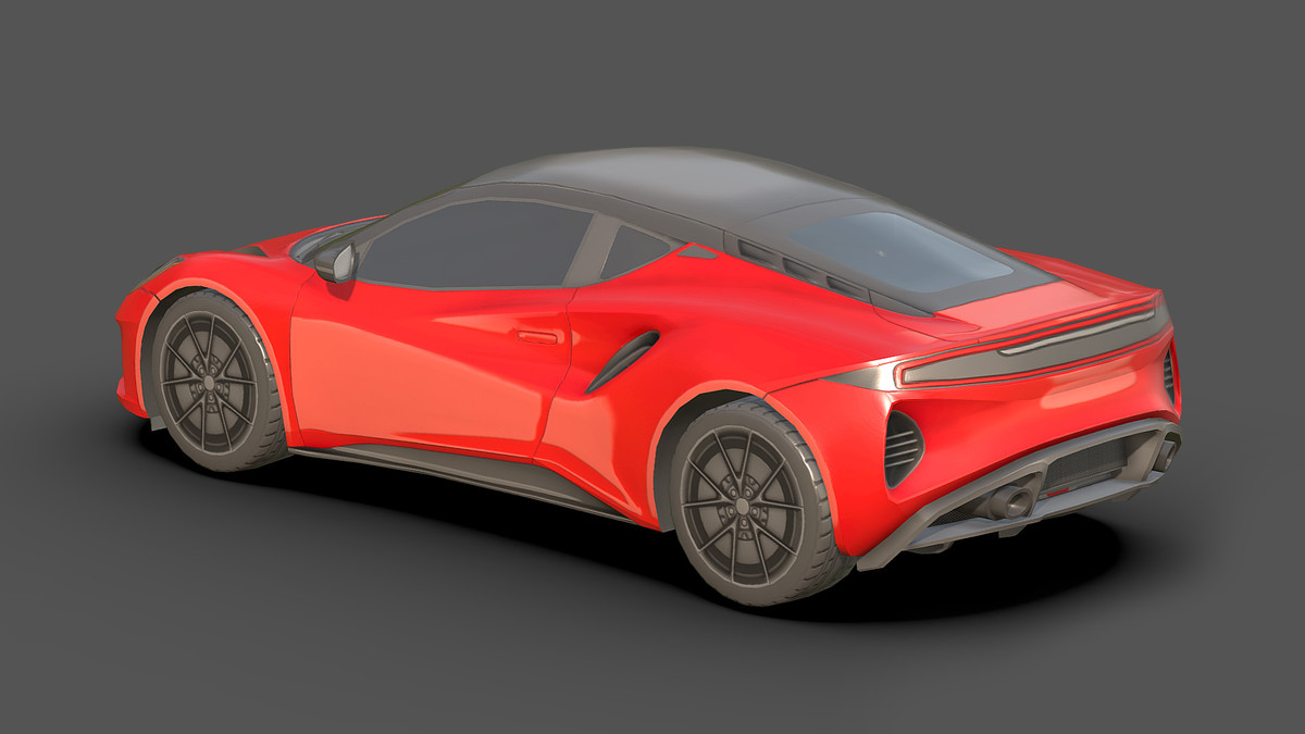 Sedan Low Poly Cars Pack