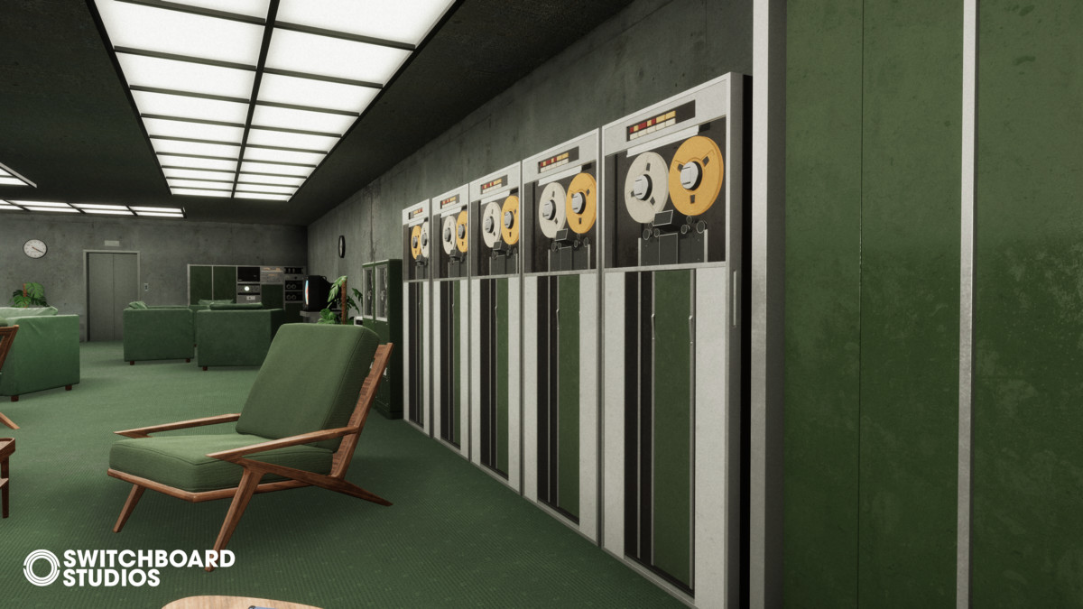 Mid-Century Brutalist Data Centre