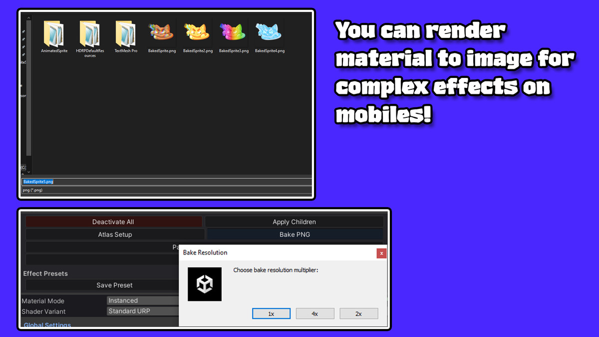 FlexiSprite: All-in-1 animated shaders