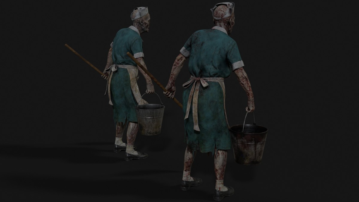 Hospital Janitor — Zombie Hospital Collection