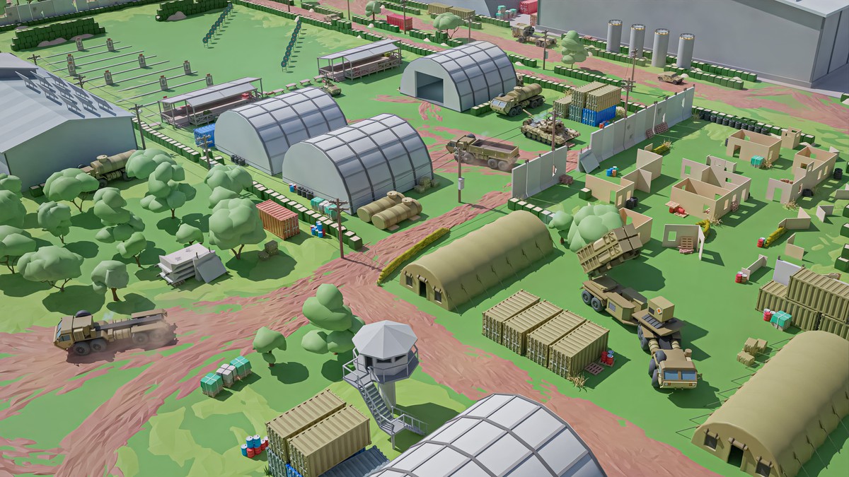 Military 2 - Low Poly 3D Models Pack