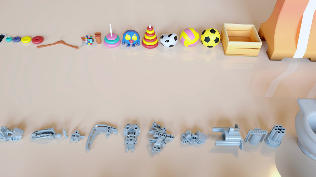 Lowpoly Stylized Street Garbage, Junk, Trash and Waste Set - 328 gameready props