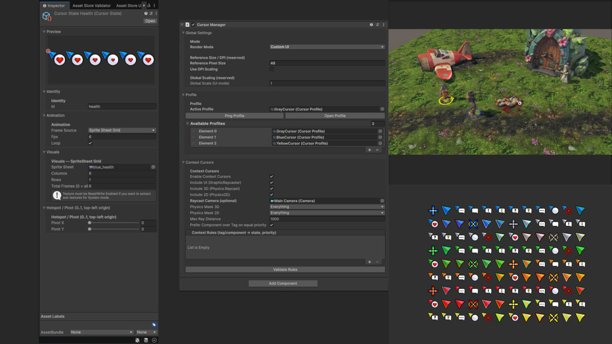 Custom Cursor Manager 2 + Cursor variations