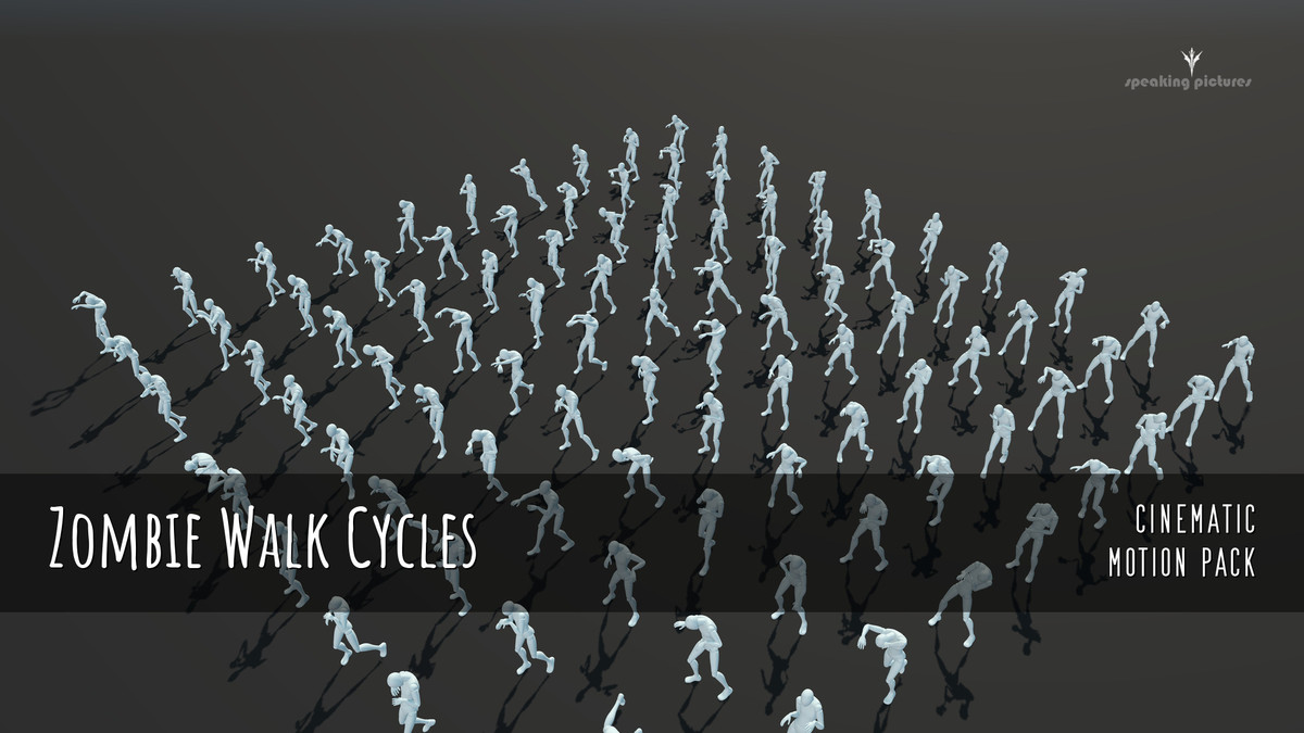 Zombie Walk Cycle (Loops) - Vol 1