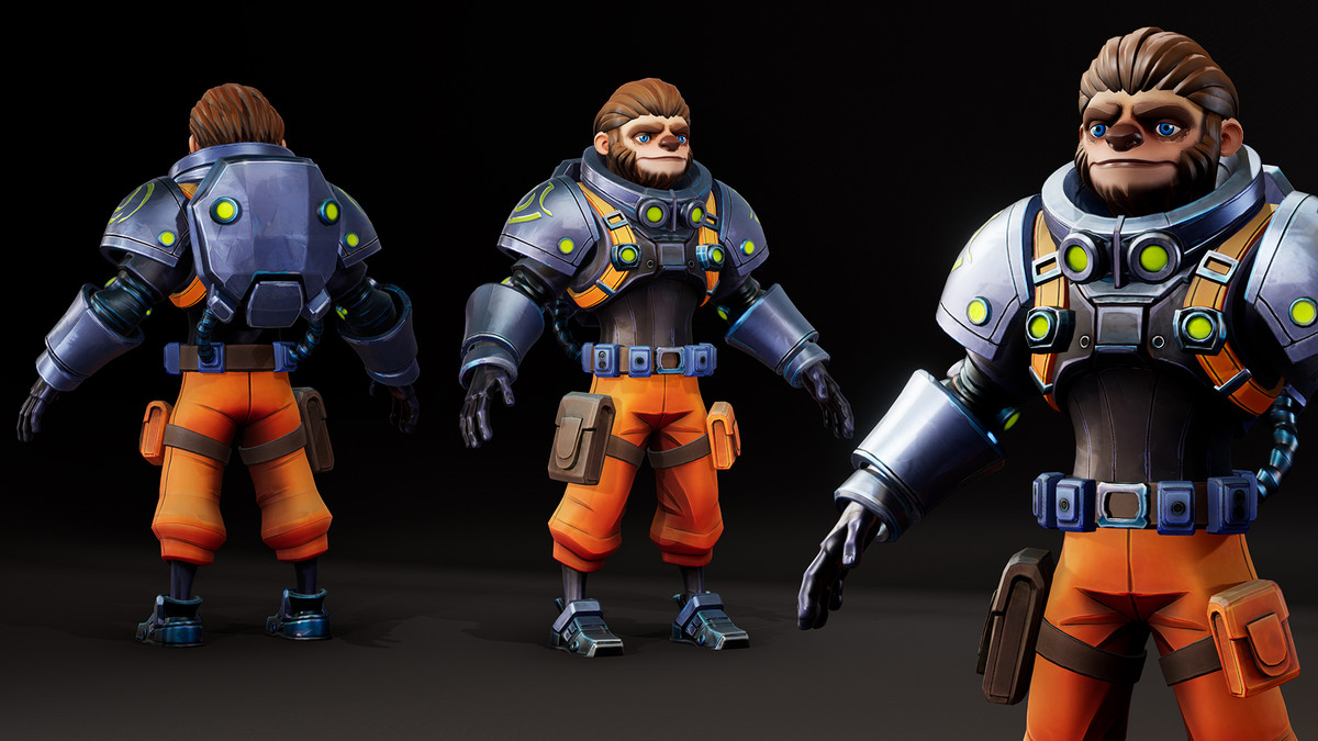 Stylized Sloth Engineer 01
