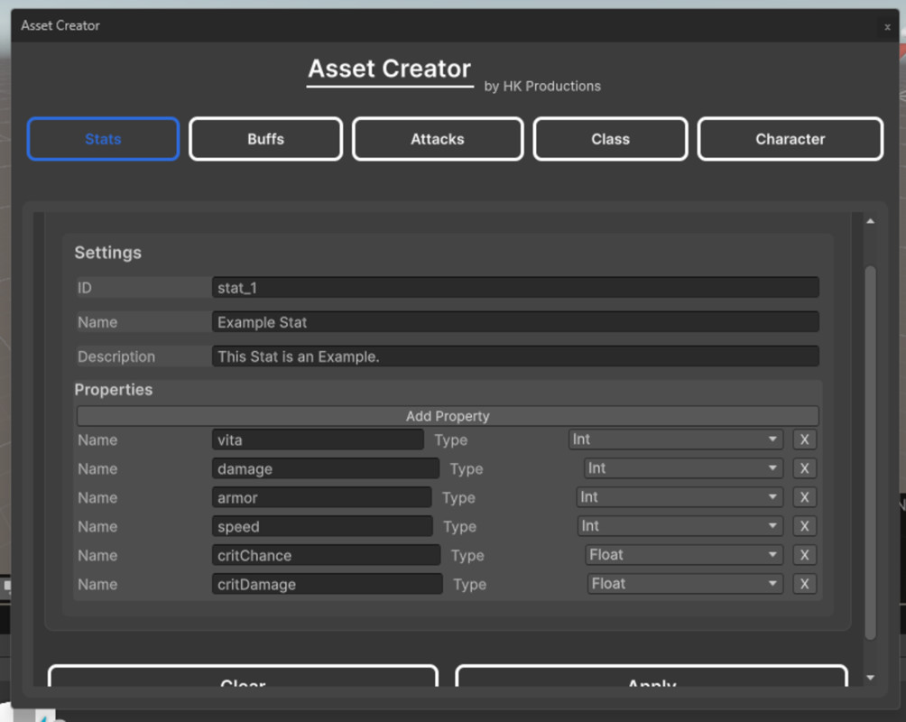 Asset Creator