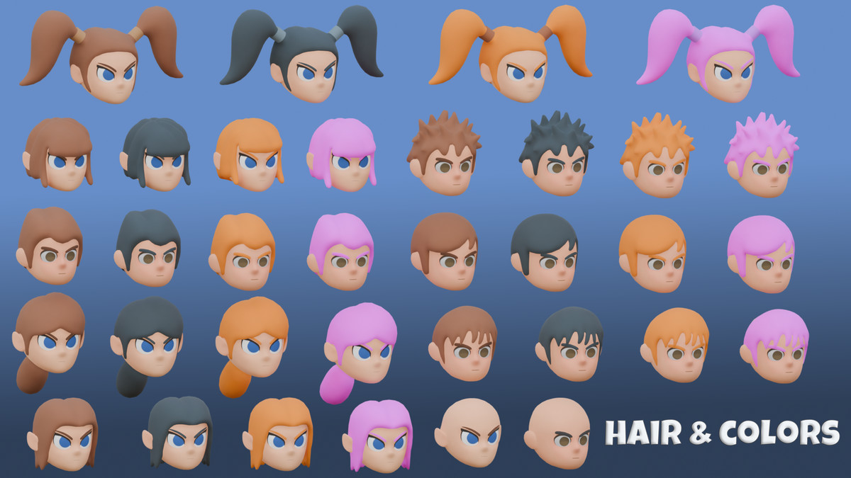 3D RPG Characters - Fantasy