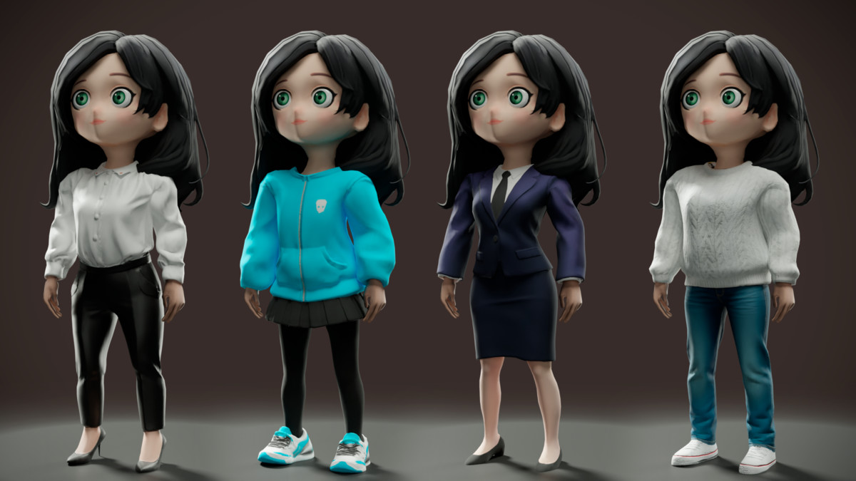 Modular Chibi Girl