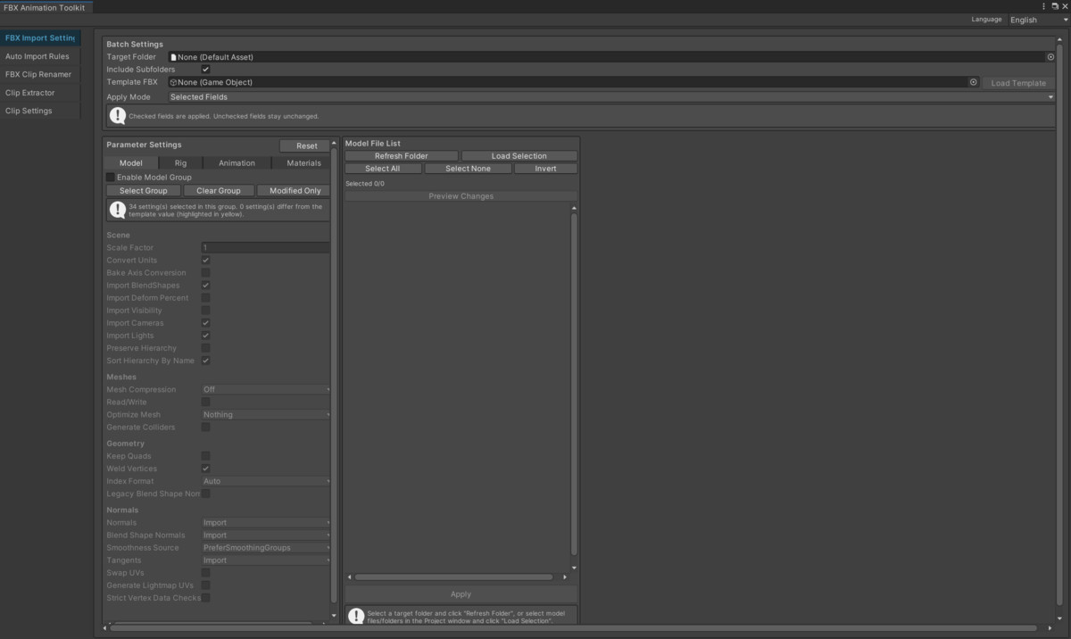 FBX Clip & Import Batch Toolkit