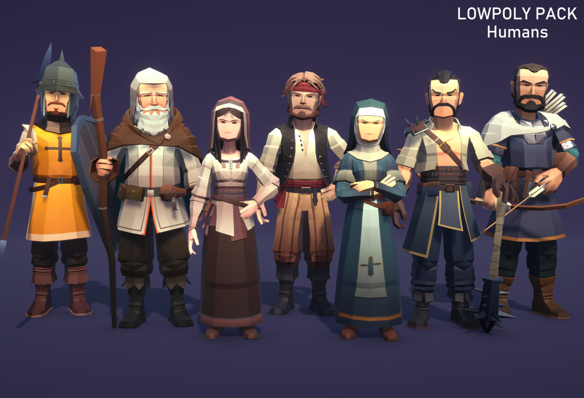 LowpolyPack_Humans