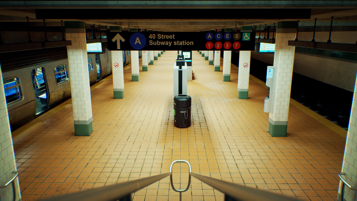 Subway Realm - Game-Ready NYC Metro Station