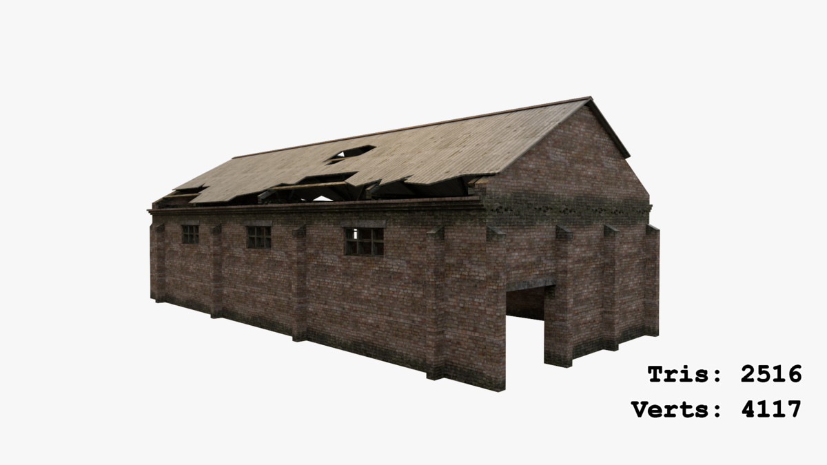 Abandoned Apocalyptic Buildings Mega Pack