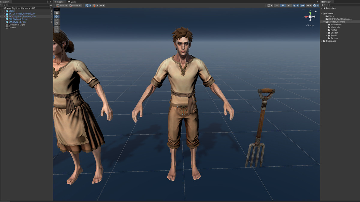 Stylized Medieval Villagers