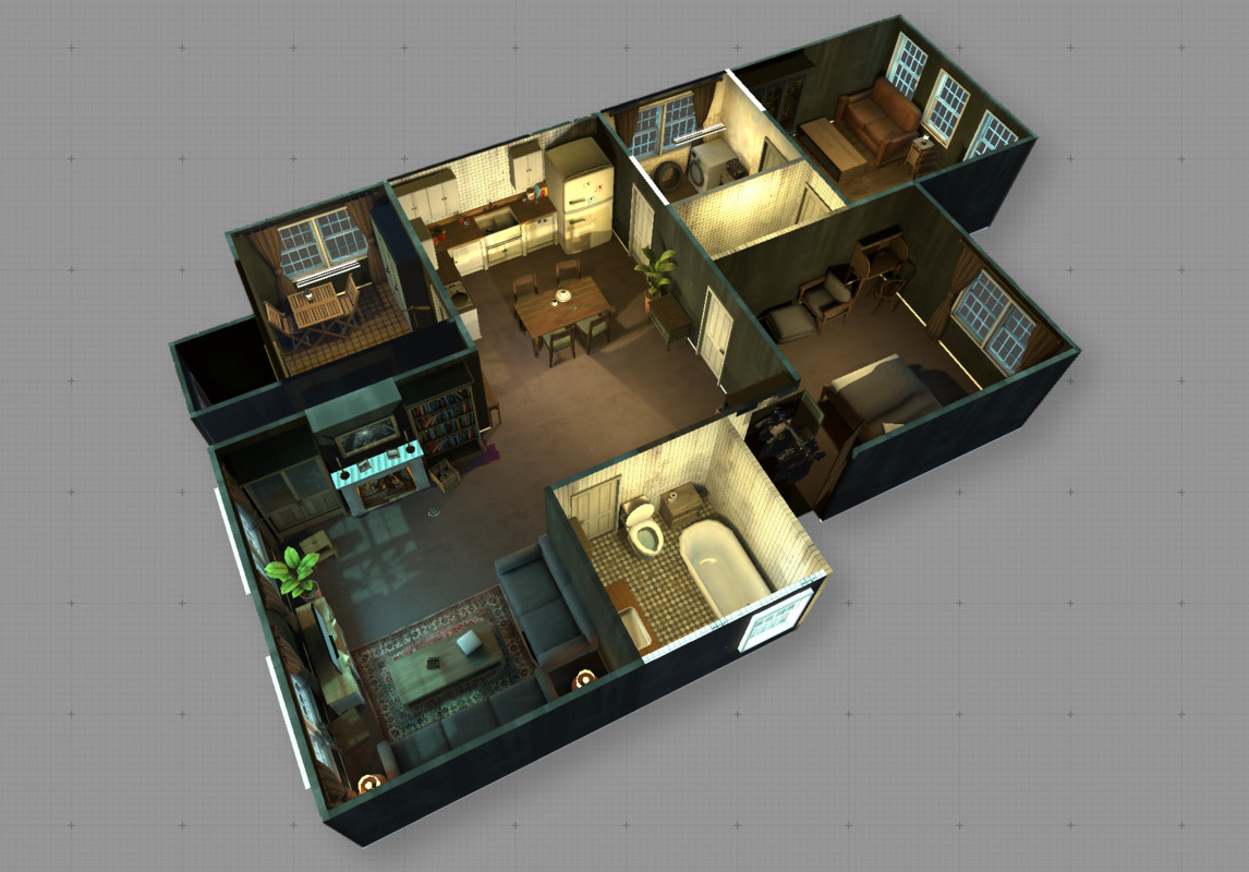 3D Props - House Interiors Set