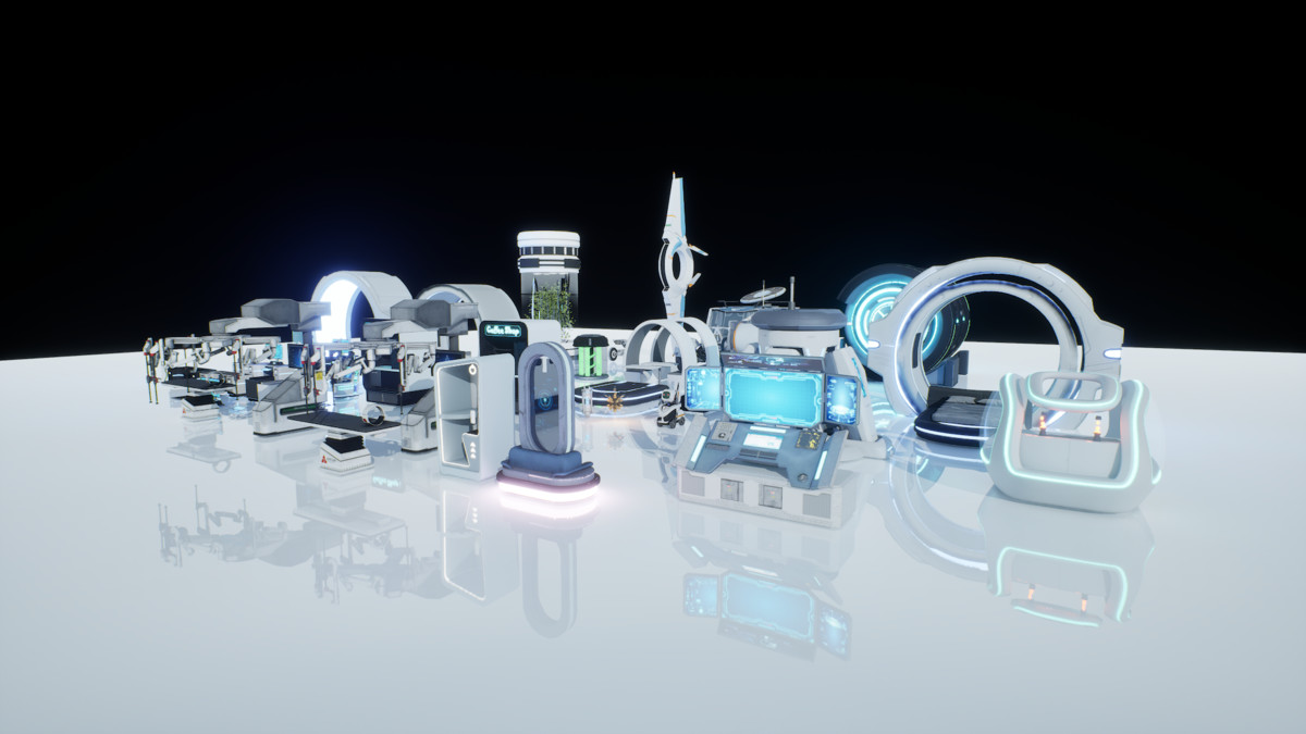 Ultimate Futuristic Props Bundle – Complete Collection (Vol.1–4)