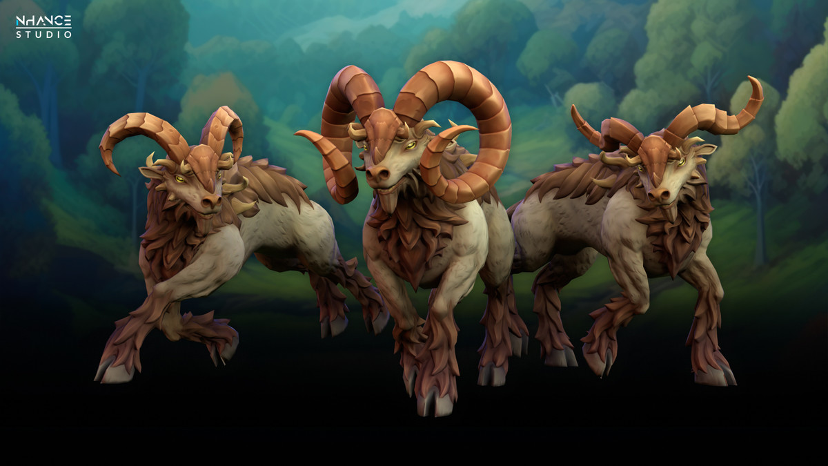 Stylized Modular Ram