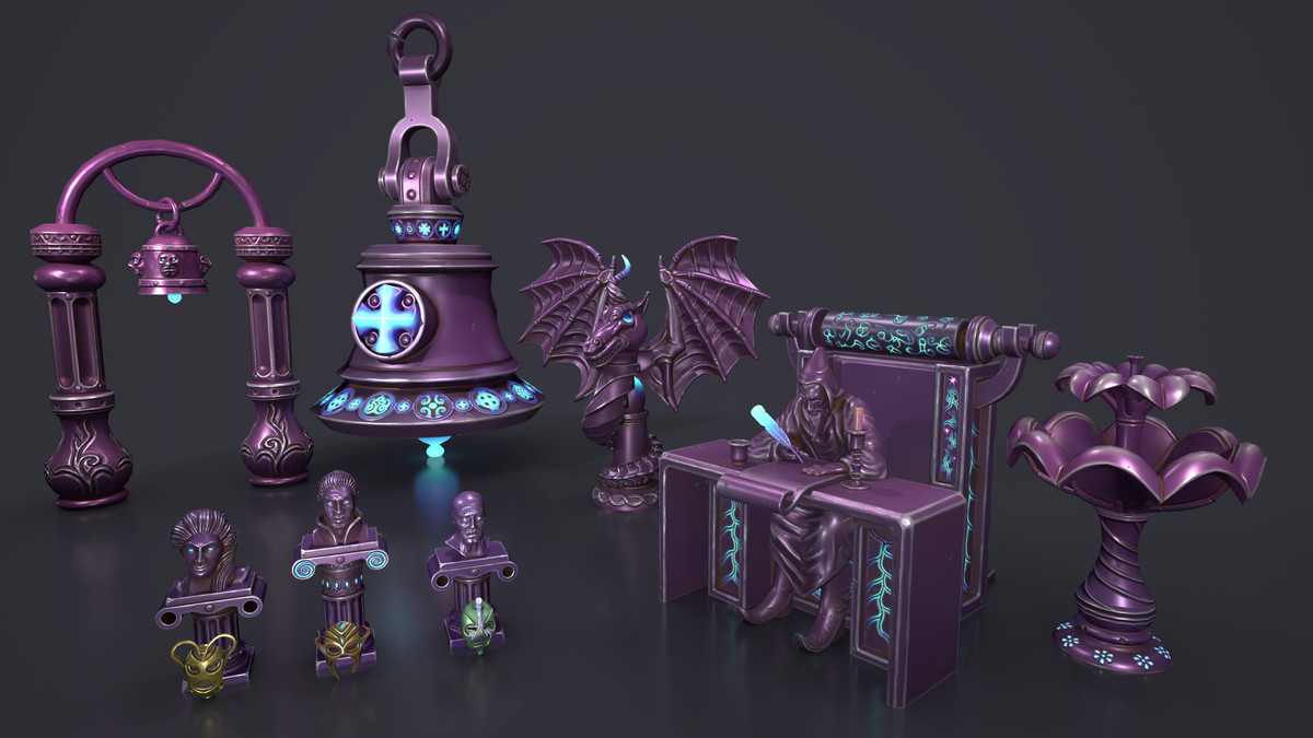 Fantasy Statues 2 Pack