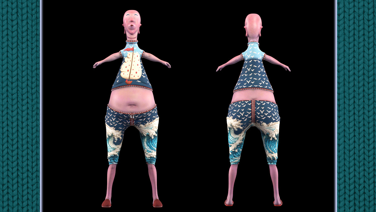 Funky Cartoon Woman – Gloria